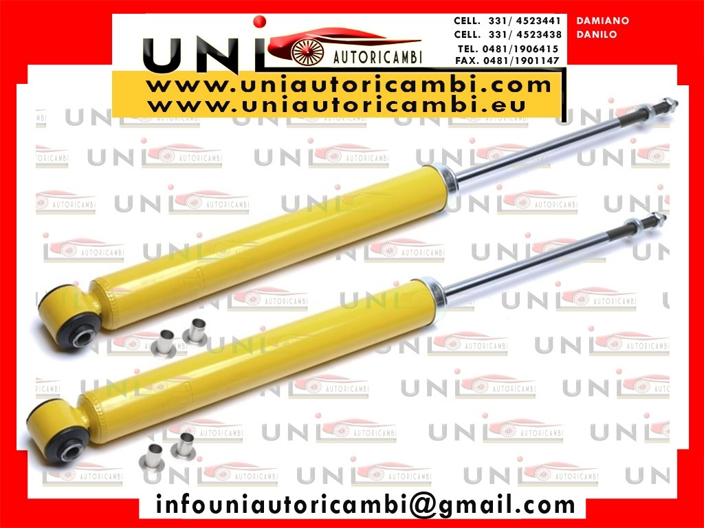 2X Ammortizzatori Posteriori Sportivi Audi A3 8V / Sportback da 2012 / Seat Leon 5F da 2012 / Skoda Octavia III 5E da 2012 Incl. SW / VW Golf VII da 2012 Incluso Variant e Sportsvan