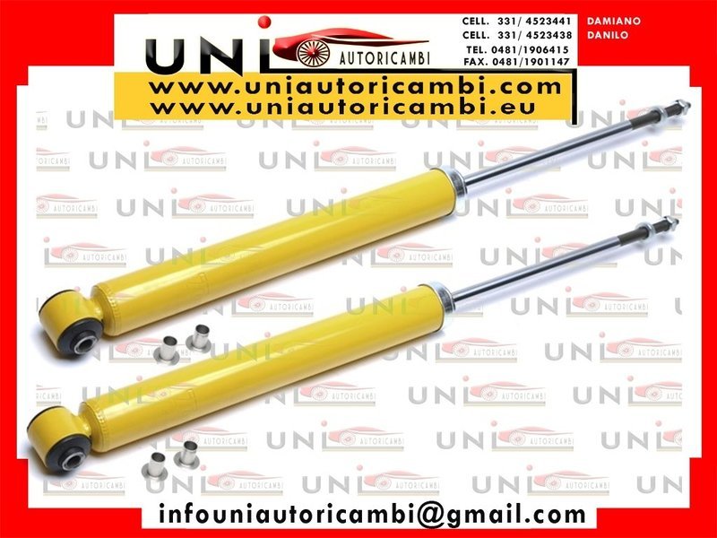 2X Ammortizzatori Posteriori Sportivi Audi A3 8V / Sportback da 2012 / Seat Leon 5F da 2012 / Skoda Octavia III 5E da 2012 Incl. SW / VW Golf VII da 2012 Incluso Variant e Sportsvan