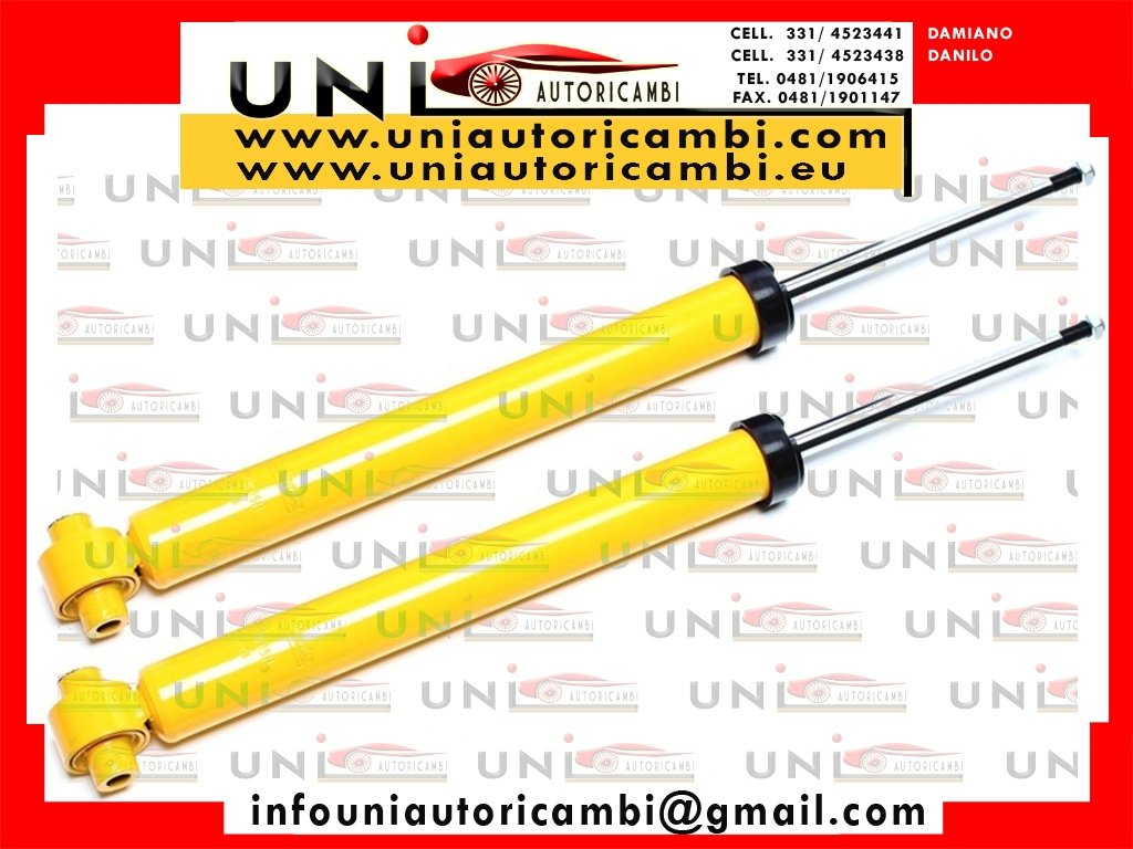 2X Ammortizzatori Posteriori Sportivi Audi A3 8V da 2012 / Seat Leon 5F da 2012 / Toledo IV KG3 da 2012 / Skoda Octavia III 5E da 2012 / Rapid da 2012 / VW Golf VII da 2012 Incluso Variant