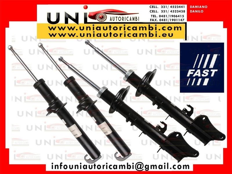 4x Ammortizzatori Normali a Gas per ALFA 147 156 GT da 1997 1.9 JTD