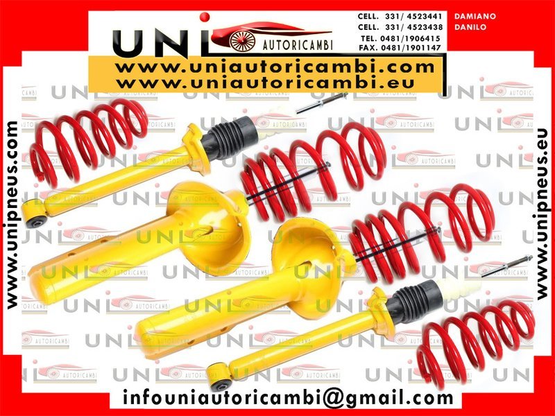 ASSETTO FISSO COMPOSTO da: 4 Ammortizzatori Sportivi + 4 Molle Ribassate 30/30mm Ford Escort Coswoth V + VI (GAL) da 10.1990 a 01.1995