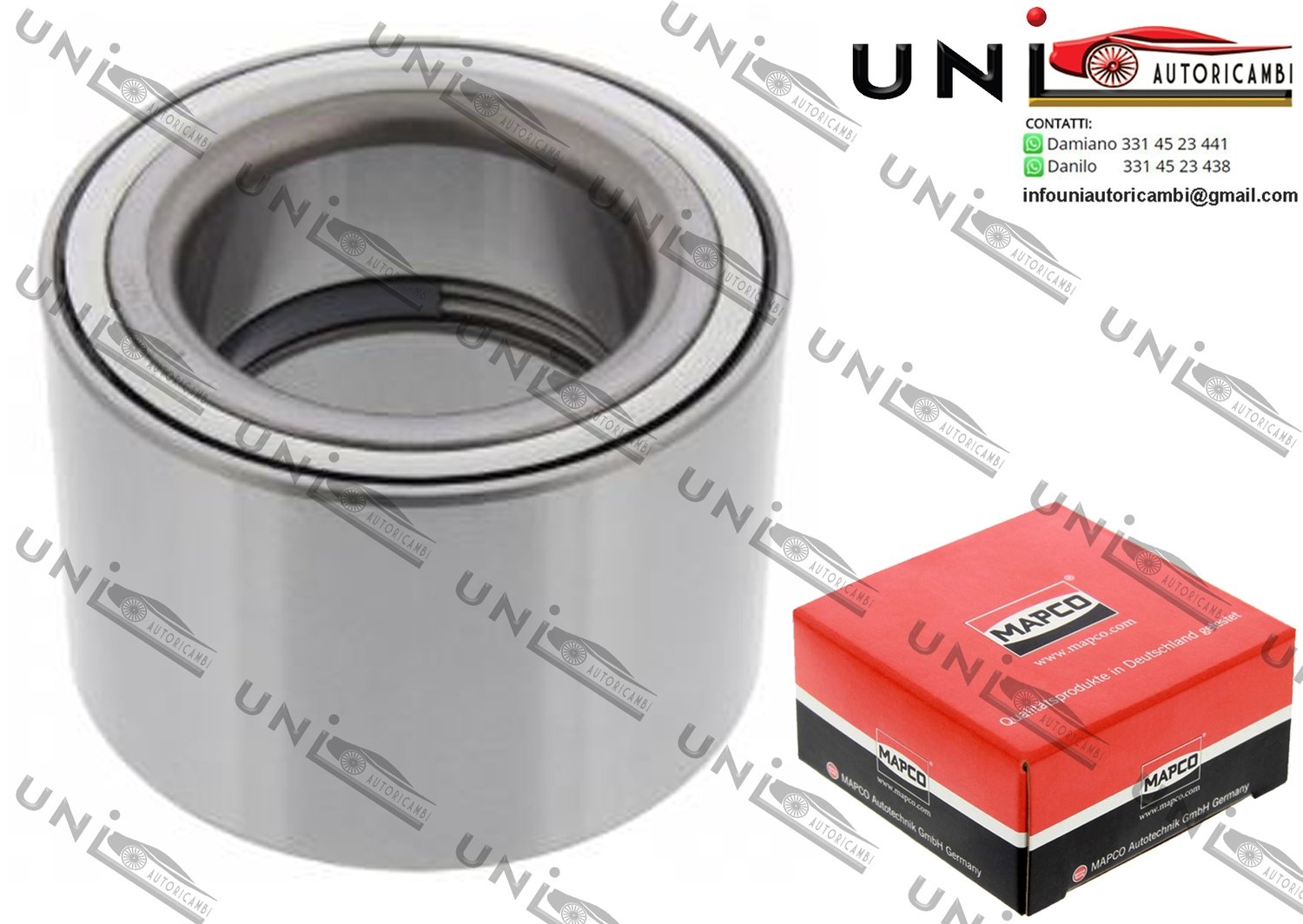 Kit Cuscinetto Ruota Assale Post. Bilaterale / Iveco Daily II Pianale piatto da 1996 / Iveco Daily II Ribaltabile da 1996 / Iveco Daily II Cassone da 1996 / Iveco Daily II Autobus da 1996