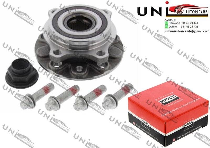 Mozzo Ruota con Cuscinetto Assale Anteriore  o Posteriore / Sinistro o Destro / Alfa Romeo 159 Sportwagon da 2005 / Alfa Romeo Spider da 2006