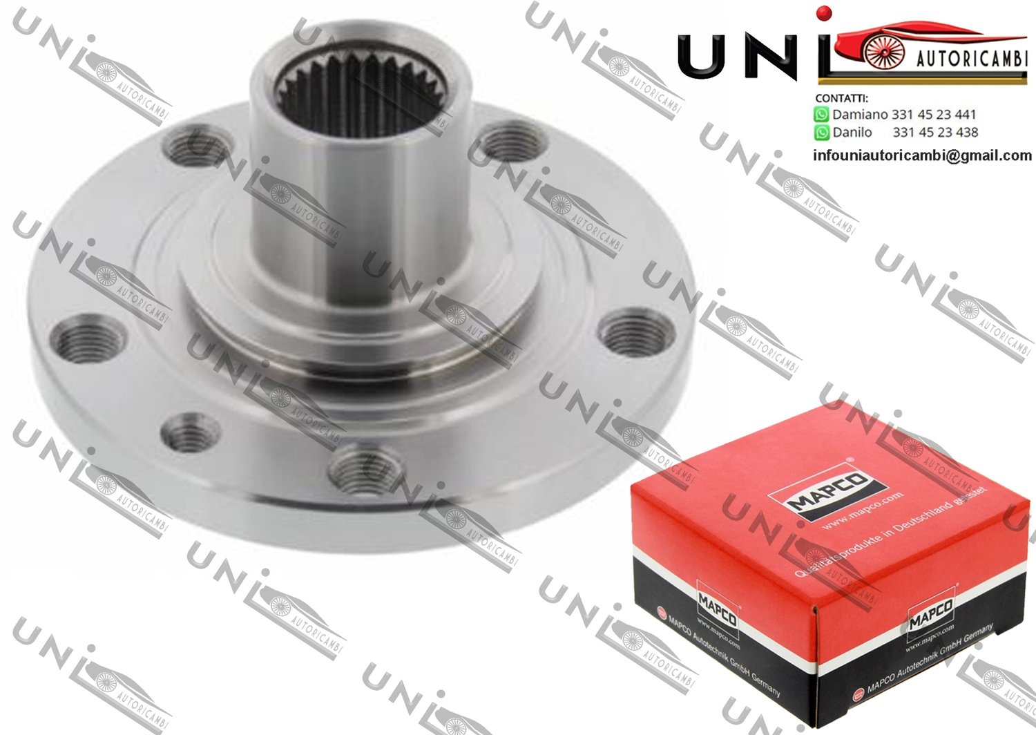 Mozzo Ruota  Ant. / Post. Bilaterale / Alfa Romeo 147 da 2001 / Alfa Romeo GTV / Spider da 1995 / Lancia Delta I da 1993