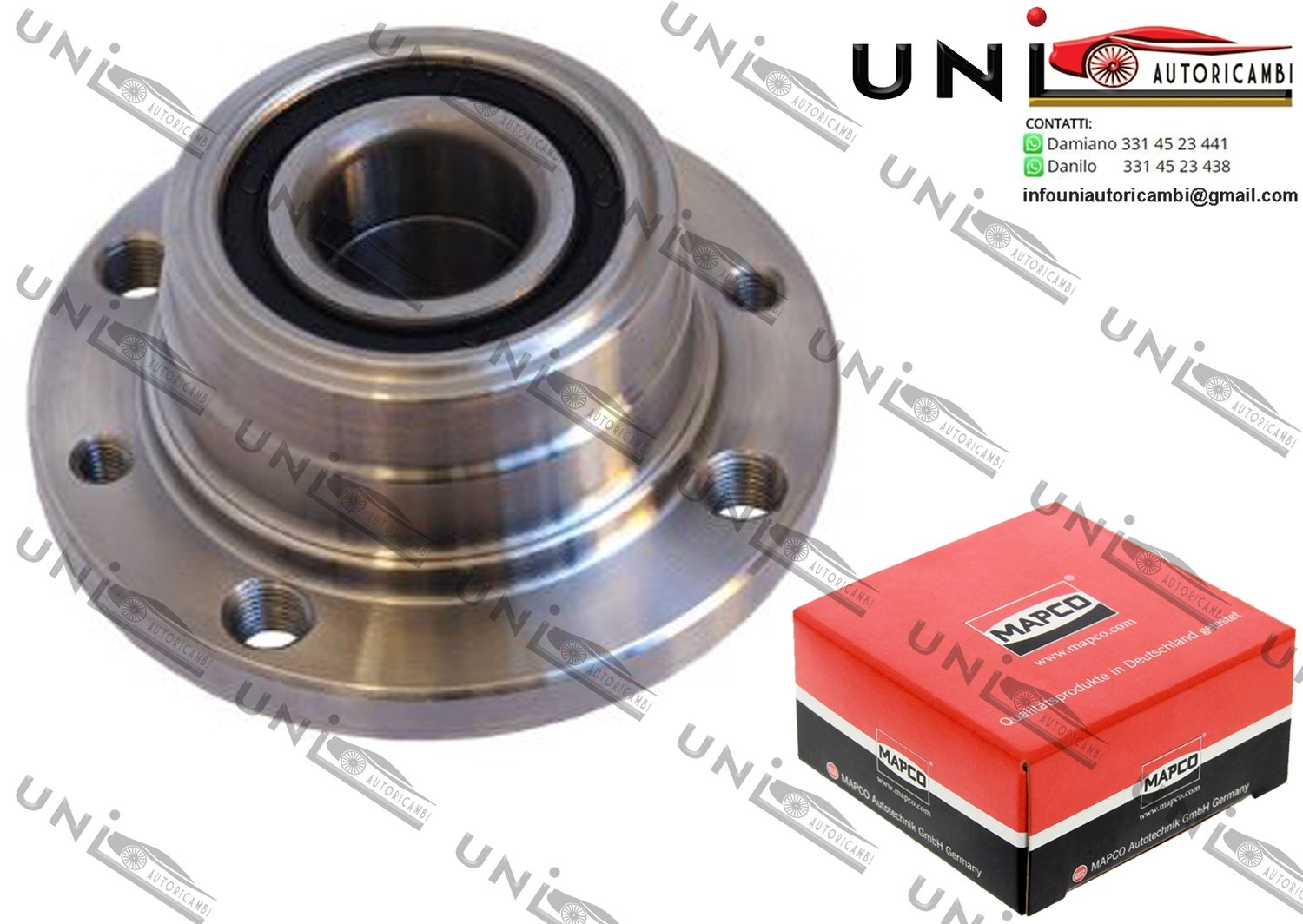 Mozzo Ruota Posteriore Bilaterale / Fiat Uno da 1989