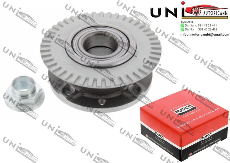 Kit Cuscinetto Ruota Assale Posteriore Bilaterale / Alfa Romeo 164 da 1987 / Fiat Croma da 1987 / Lancia Thema da 1987