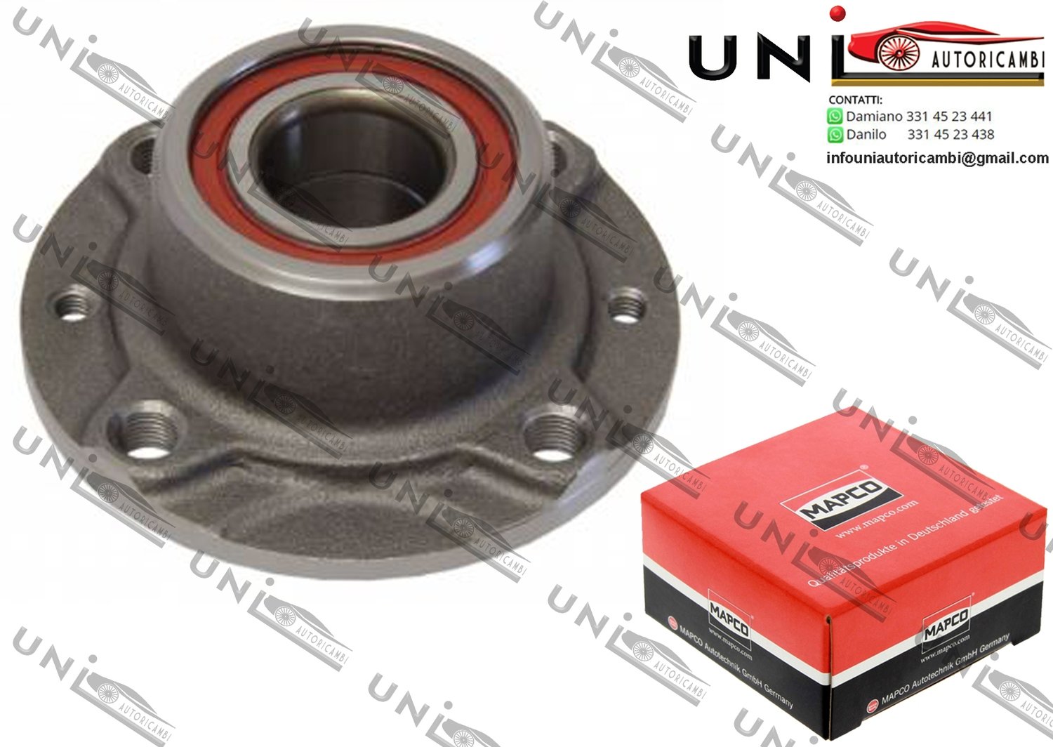 Mozzo Ruota Posteriore Bilaterale / Fiat Fiorino Furgonato / Pick up da 1988