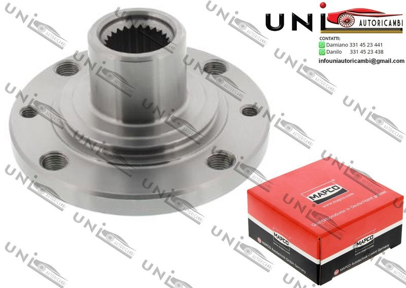 Mozzo Ruota Anteriore Bilaterale / Alfa Romeo 145 da 1999 / Alfa Romeo 146 da 1999 / Alfa Romeo 155 da 1992 / Fiat Bravo I da 1995 / Fiat Coupe da 1993 / Fiat Marea da 1996 / Fiat Stilo da 2001