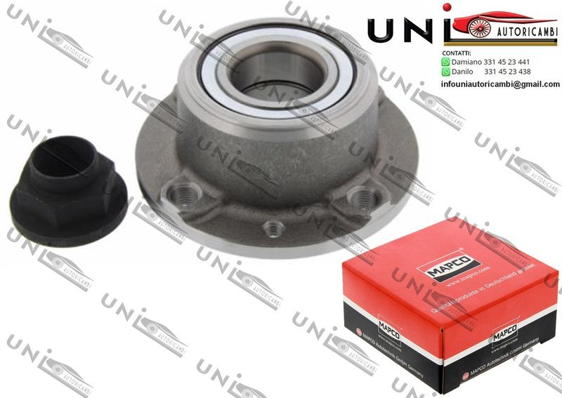 Kit Cuscinetto Ruota Assale Posteriore Bilaterale / Alfa Romeo 164 da 1987 / Fiat Croma da 1985 / Lancia Thema / S.W. da 1984