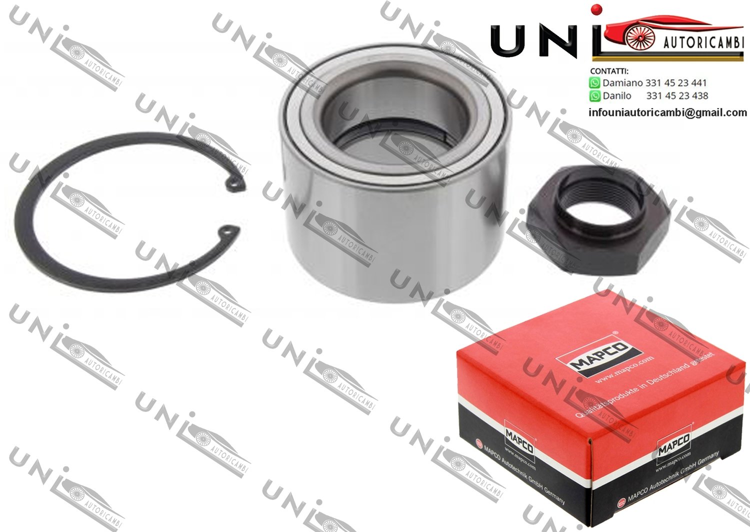 Kit Cuscinetto Ruota Assale Anteriore Bilaterale / Citroë​n Jumper Autobus da 2002 / Citroë​n Jumper Furgonato da 2002 / Citroë​n Jumper Pianale piatto / Telaio da 2002