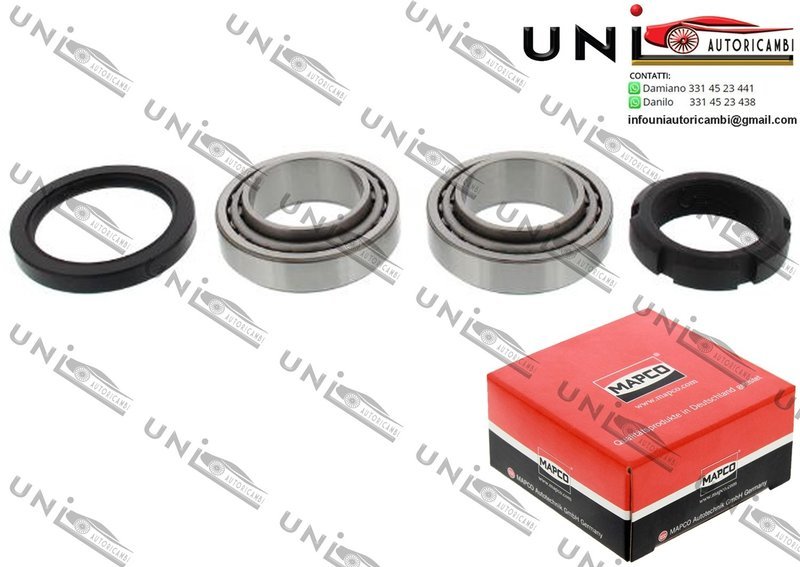 Kit Cuscinetto Ruota Assale Anteriore Bilaterale Sinistro o Destro / Renault Master I Pianale piatto / Telaio da 1980