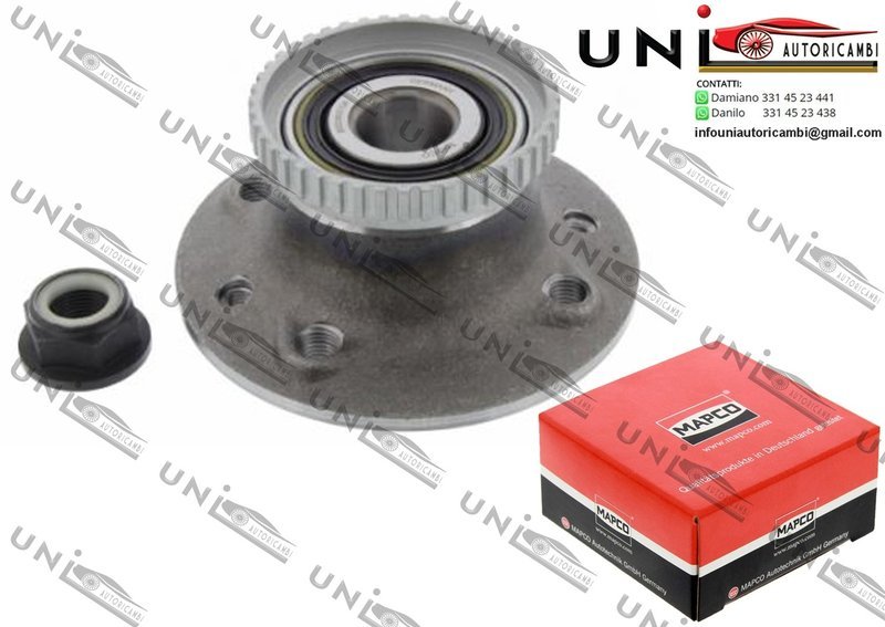 Kit Cuscinetto Ruota Assale Posteriore Bilaterale / Renault 21 da 1989 / Renault 21​ Station wagon da 1986 / Renault 21​ Tre volumi da 1986