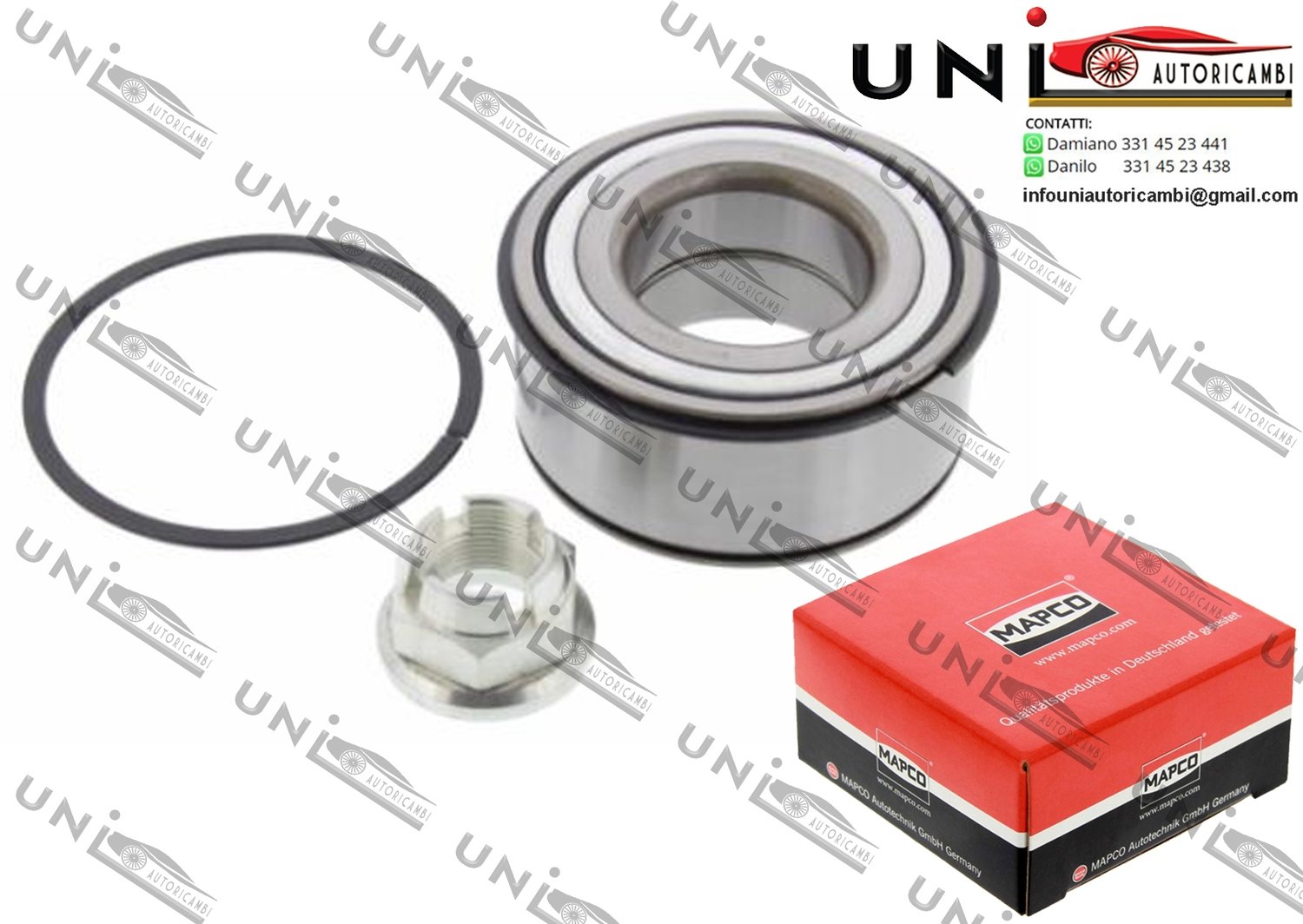 Kit Cuscinetto Ruota Assale Anteriore Bilaterale / Renault Avantime da 2001 / Renault Espace III da 1996