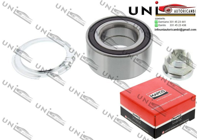 Kit Cuscinetto Ruota Assale Anteriore Bilaterale / Nissan Primastar Autobus / Furgonato da 2001 / Opel Vivaro Combi da 2001 / Opel Vivaro Furgonato da 2001 / Renault Trafic II Autobus da 2001