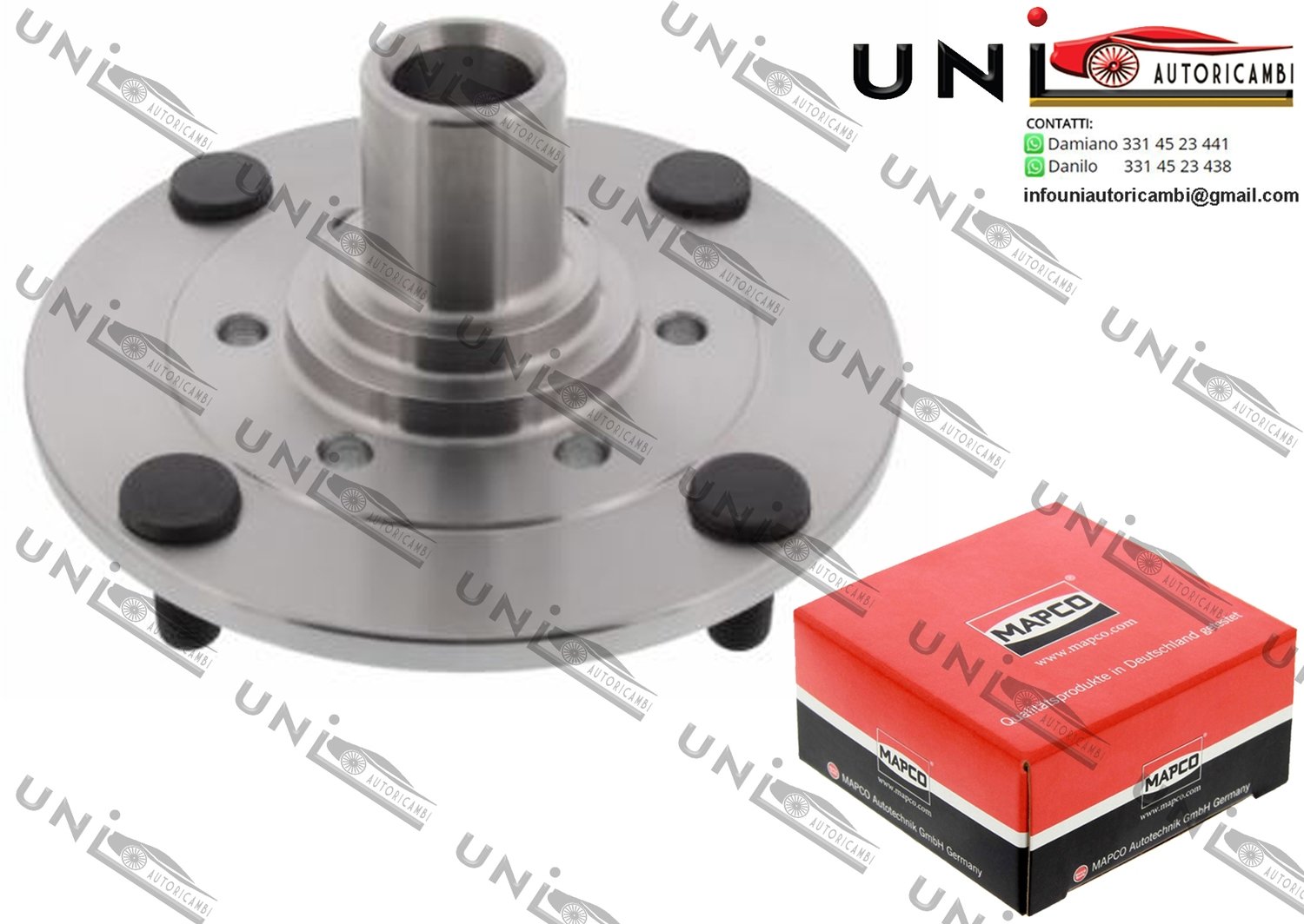 Mozzo Ruota Anteriore Bilaterale / Opel Arena Combi da 1998 / Opel Arena Furgonato da 1997 / Renault Trafic Autobus da 1989 / Renault Trafic​ Furgonato​ da 1989 / Vauxhall Arena Combi / Van da 1998