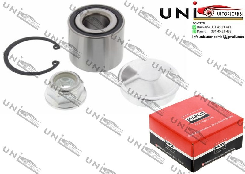 Kit Cuscinetto Ruota Assale Posteriore Bilaterale / Dacia Logan / Express da 2004 / Dacia Logan II da 2012 / Dacia Logan MCV / II da 2007 / Dacia Logan Pick-up da 2008 / Dacia Sandero / II da 2008