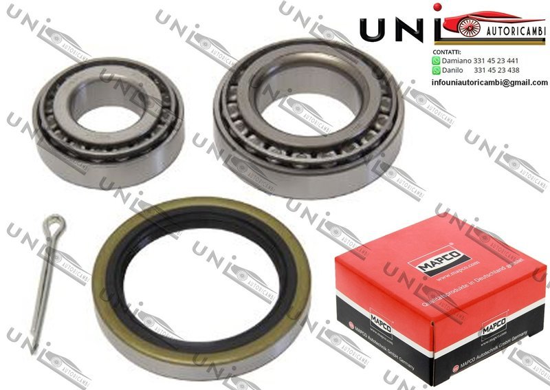 Kit Cuscinetto Ruota Assale Anteriore Bilaterale / Ford Econovan da 1986 / Ford Econovan​ Furgonato da 1985 / Ford Ranger da 1999 / Mazda B-Serie da 1985 / Mazda E-Serie Autobus da 1984