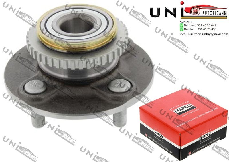 Kit Cuscinetto Ruota Assale Posteriore Bilaterale / Nissan Sunny III da 1990 / Nissan Sunny III​ Hatchback da 1990 / Nissan Sunny III​ Liftback da 1990