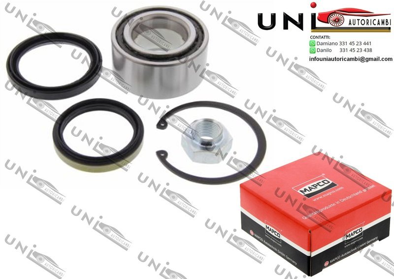 Kit Cuscinetto Ruota Assale Anteriore Bilaterale / Suzuki Swift II 2 volumi /Coda spiovente da 1989 / Suzuki Swift II Tre volumi da 1989