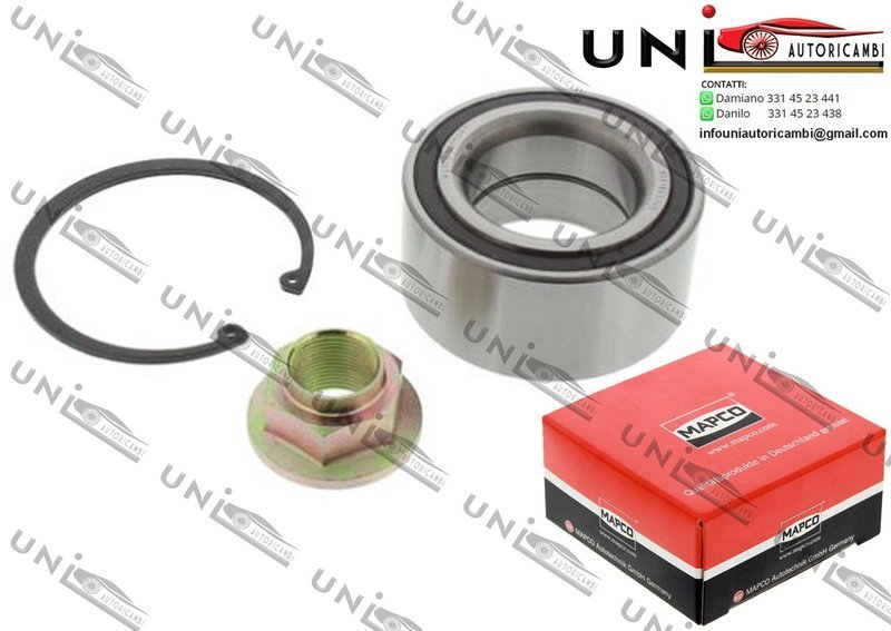 Kit Cuscinetto Ruota Assale Anteriore Bilaterale / Honda Accord VII da 2003 / Honda Accord VII​ Tourer da 2003 / Honda Civic VIII Hatchback da 2006 / Honda FR-V da 2005