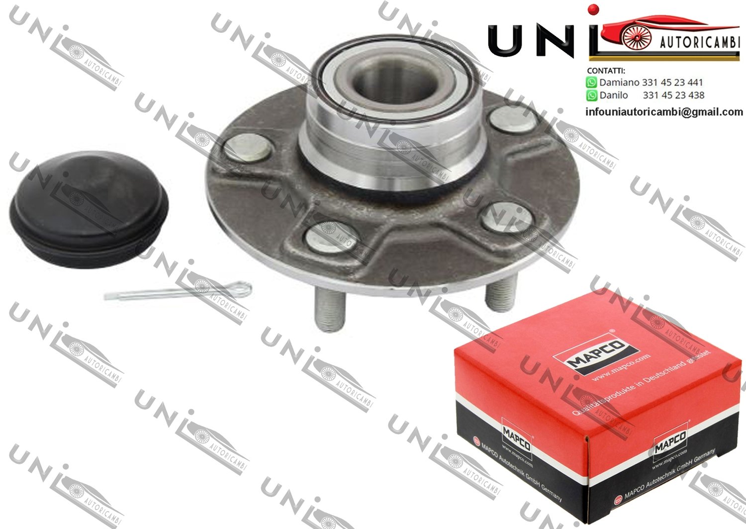 Kit Cuscinetto Ruota Assale Posteriore Bilaterale / Nissan Maxima / Maxima QX IV / Maxima QX IV Station Wagon da 1995 / Nissan Maxima III da 1998