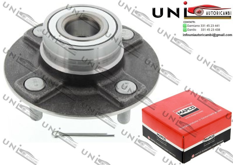 Kit Cuscinetto Ruota Assale Posteriore Bilaterale / Nissan Prairie Pro da 1988 / Nissan Primera Traveller da 1990