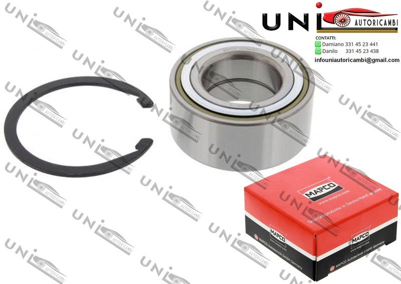 Kit Cuscinetto Ruota Assale Anteriore Bilaterale / Hyundai Coupe da 2002 / Hyundai Elantra / Tre volumi da 2000 / Hyundai Sonata IV da 1998 / Hyundai XG da 1998 / Kia Cerato / Tre volumi da 2004