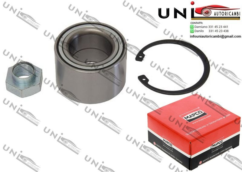 Kit Cuscinetto Ruota Assale Anteriore Bilaterale / Nissan Pixo da 2009 / Opel Agila H da 2000 / Suzuki Alto da 2004 / Suzuki Ignis da 2000 / Suzuki Swift III da 2005 / Suzuki Wagon R da 2003