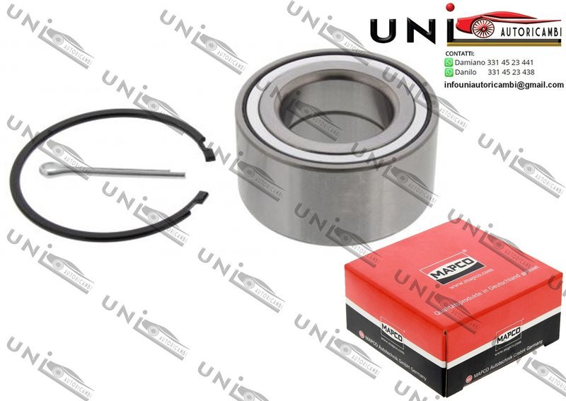 Kit Cuscinetto Ruota Assale Anteriore Bilaterale / Nissan Almera II da 2000 / Nissan Almera II​ Hatchback da 2000