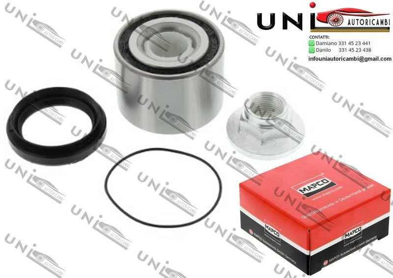 Kit Cuscinetto Ruota Assale Posteriore Bilaterale / Toyota Corolla da 1983 / Toyota Corolla / Compact da 1987 / Toyota Corolla FX Compact​ da 1985 / Toyota Corolla Liftback da 1983
