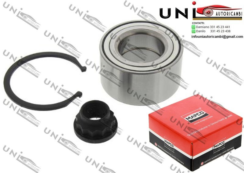 Kit Cuscinetto Ruota Assale Anteriore Bilaterale / Toyota IQ da 2009 / Toyota Urban Cruiser da 2007 / Toyota Verso S da 2010 / Toyota Vios / Yaris Tre volumi da 2007 / Toyota Yaris da 2005