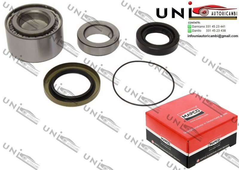 Kit Cuscinetto Ruota Assale Posteriore Bilaterale / Mitsubishi L 200 da 1986 / Mitsubishi L 200​ da 1996 / Mitsubishi L 200​ / Triton da 2005 / Mitsubishi Pajero Sport I da 1997
