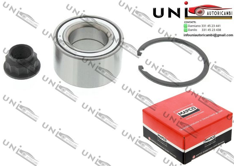 Kit Cuscinetto Ruota Assale Anteriore Bilaterale / Toyota Avensis Verso da 2001 / Toyota IQ da 2009 / Toyota Picnic da 1996 / Toyota Rav 4 II da 2000 / Toyota Verso S da 2010 / Toyota Vios da 2002