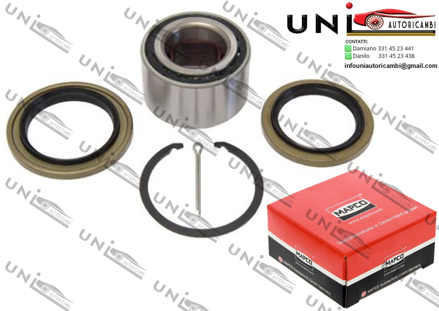 Kit Cuscinetto Ruota Assale Posteriore Bilaterale / Lexus LS da 1994 / Toyota Supra da 1986