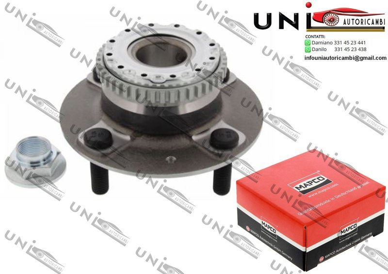 Mozzo Ruota Posteriore Bilaterale / Hyundai Elantra / Tre volumi da 2000 / Hyundai Matrix da 2001 / Kia Cerato / Tre volumi da 2004