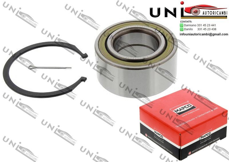 Kit Cuscinetto Ruota Assale Anteriore Bilaterale / Hyundai Coupe da 1996 / Hyundai Elantra / Tre volumi da 2000 / Hyundai Matrix da 2001 / Kia Cerato / Tre volumi da 2004