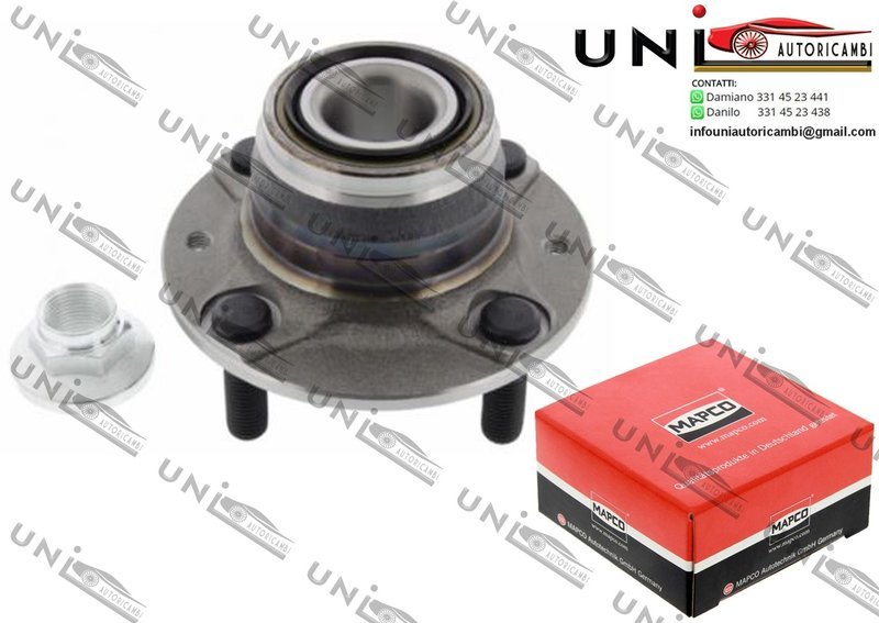 Kit Cuscinetto Ruota Assale Ant. / Post. Bilaterale / Mazda 121 II da 1990 / Mazda Demio da 1998 / Mazda MX-5 I da 1990 / Mazda MX-5 II da 1998