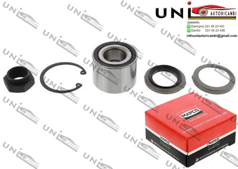 Kit Cuscinetto Ruota Assale Posteriore Bilaterale / Citroé​n AX da 1986 / Citroé​n Saxo da 1996