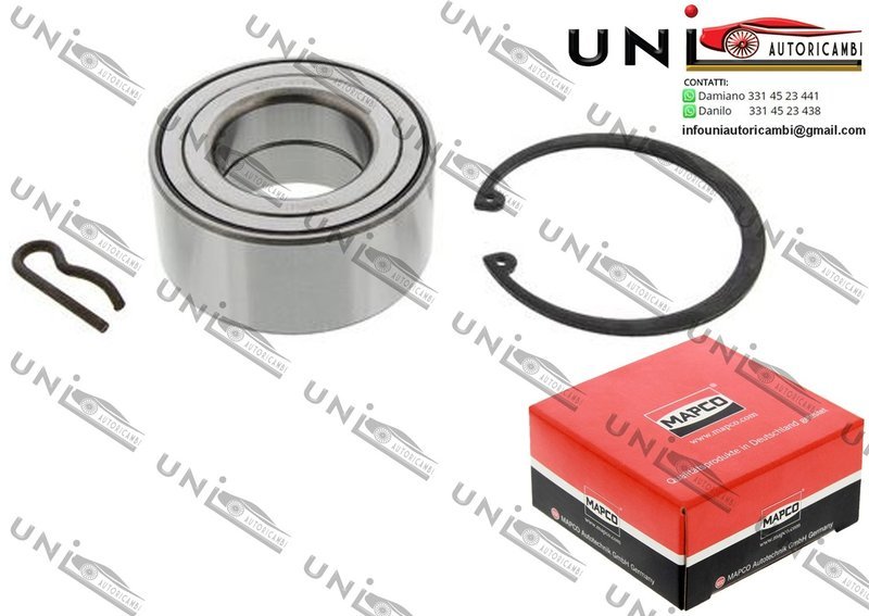 Kit Cuscinetto Ruota Assale Anteriore Bilaterale / Citroén Evasion da 1994 / Citroén Jumpy da 1995 / Fiat Ulysse da 1994 / Lancia Zeta da 1995 / Peugeot 806 da 1994 / Peugeot Expert da 1996