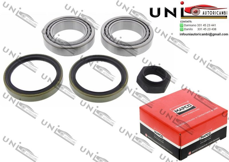 Kit Cuscinetto Ruota Assale Anteriore Bilaterale / Citroé​n C25 Autobus / Furgonato / Pianale piatto / Telaio da 1981/Fiat Ducato Furgonato / Panorama / Pianale piatto / Telaio da 1982