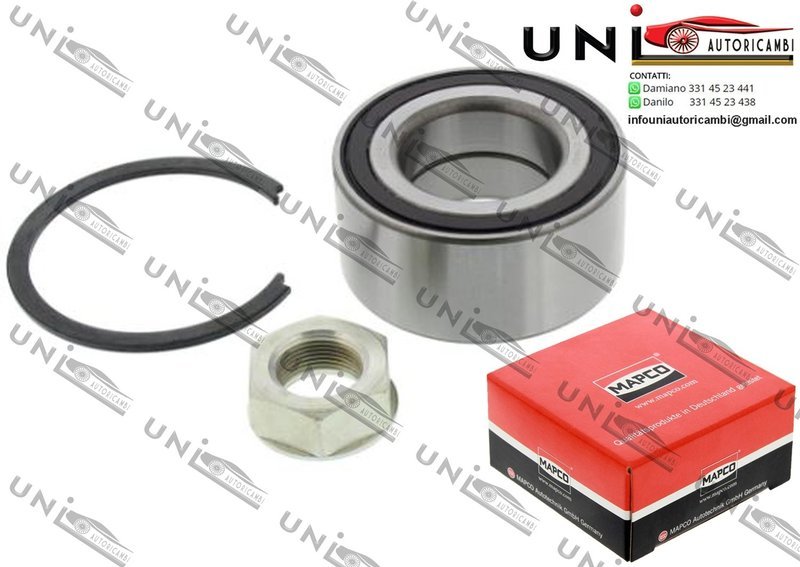 Kit Cuscinetto Ruota Assale Anteriore Bilaterale / Citroë​n C8 da 2002 / Fiat Ulysse da 2002 / Lancia Phedra da 2002 / Peugeot 807 da 2002