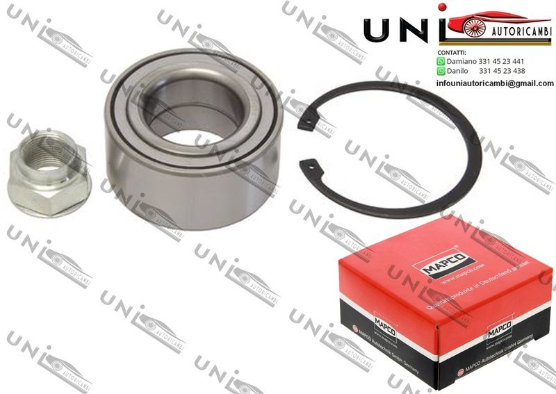Kit Cuscinetto Ruota Assale Anteriore Bilaterale / Honda Accord VI da 1998 / Honda Accord VI​ Aerodeck da 1998 / Honda Accord VI​ Coupé​ da 1998 / Honda CR-V I / II da 1995 / Honda Prelude V da 1996
