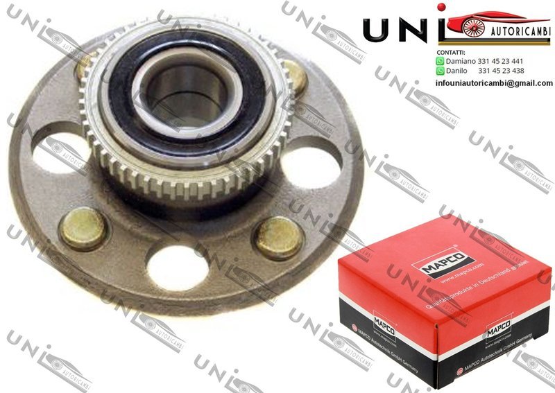 Kit Cuscinetto Ruota Assale Posteriore Bilaterale / Honda Civic V Coupé​ / Hatchback / Tre volumi da 1991 / Honda Civic V​I Aerodeck / Coupé​ da 1996 / Honda CRX III da 1992