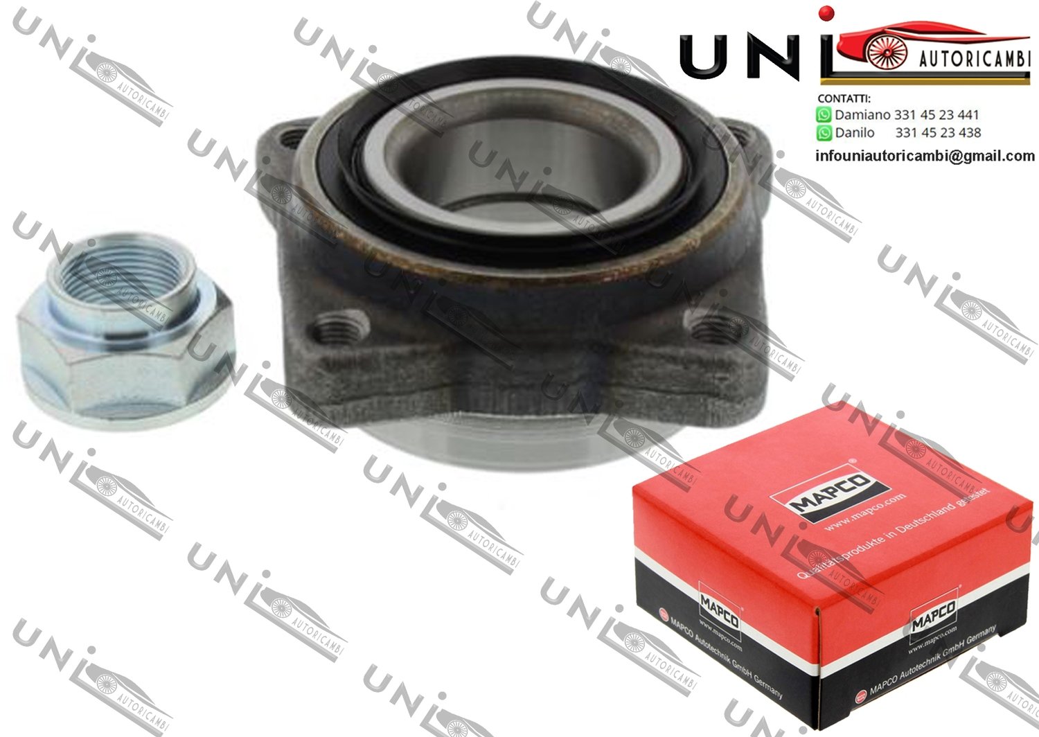 Kit Cuscinetto Ruota Assale Anteriore Bilaterale / Honda Accord IV / Aerodeck / Coupé​ da 1990 / Honda Accord VI Aerodeck da 1998 / Rover 600 da 1993