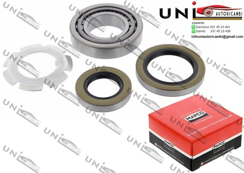 Kit Cuscinetto Ruota Assale Posteriore Bilaterale / Isuzu Trooper I / Furiostrada aperto da 1983 / Opel Campo da 1991 / Vauxhall Brava Pick-up 1990