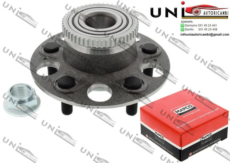 Mozzo Ruota Posteriore Bilaterale / Honda Accord VI Coupé​ da 1998 / Honda Integra Coupé​ da 1997