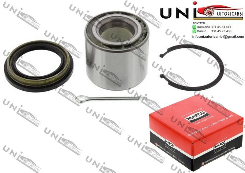 Kit Cuscinetto Ruota Assale Posteriore Bilaterale / Nissan Sunny II / Coupé​ / Hatchback / Traveller da 1986