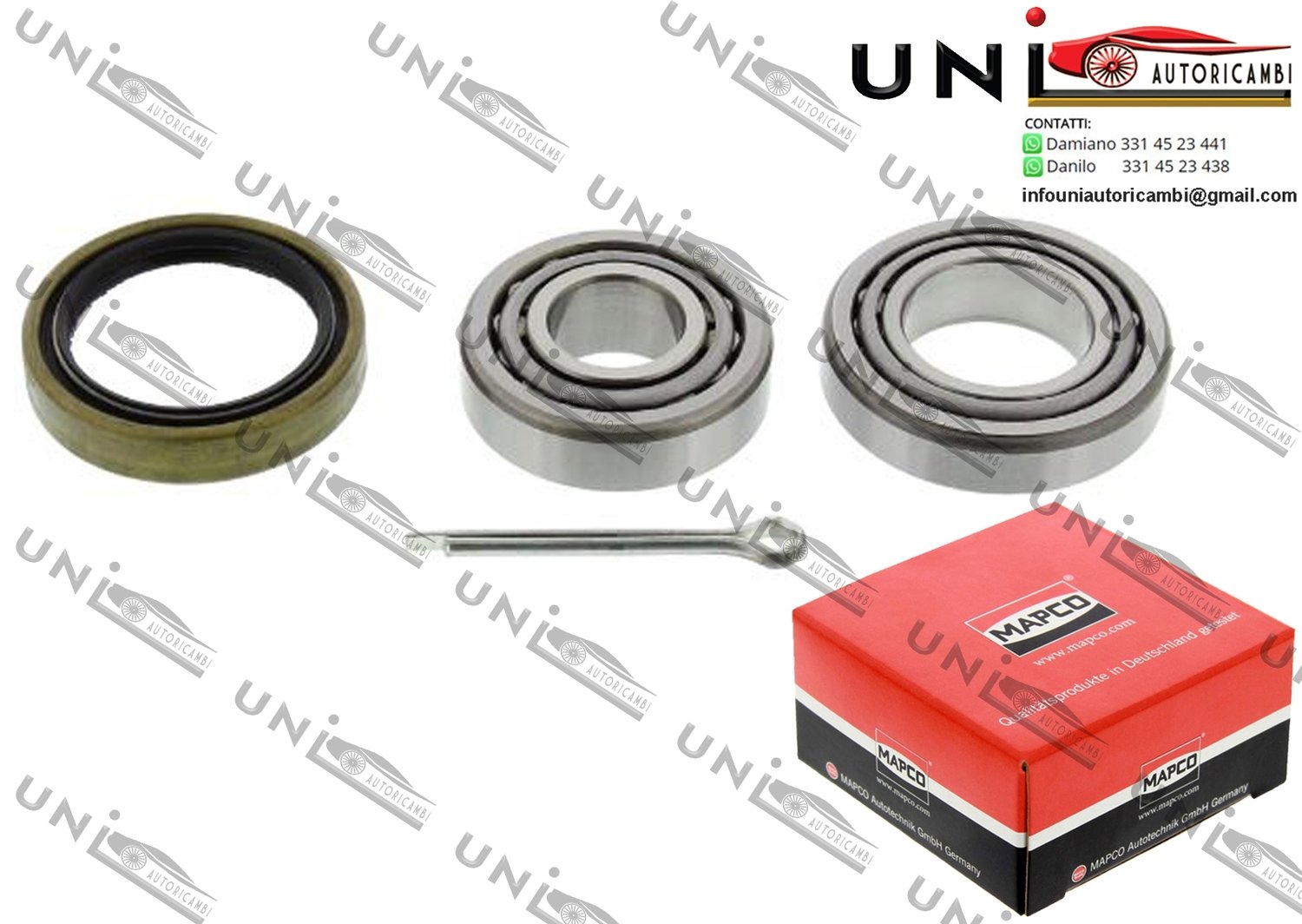 Kit Cuscinetto Ruota Assale Posteriore Bilaterale / Nissan Micra I da 1982