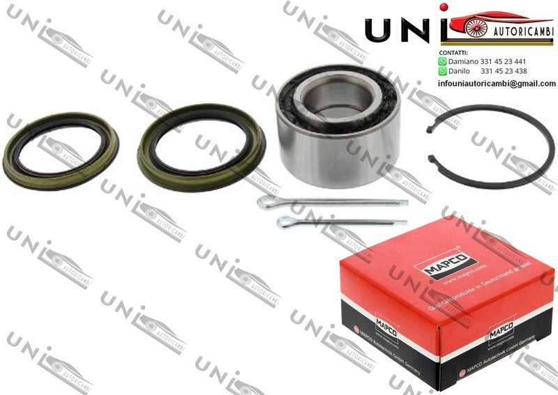 Kit 1 Cuscinetto Ruota Assale Anteriore Bilaterale / Nissan Micra II da 1992