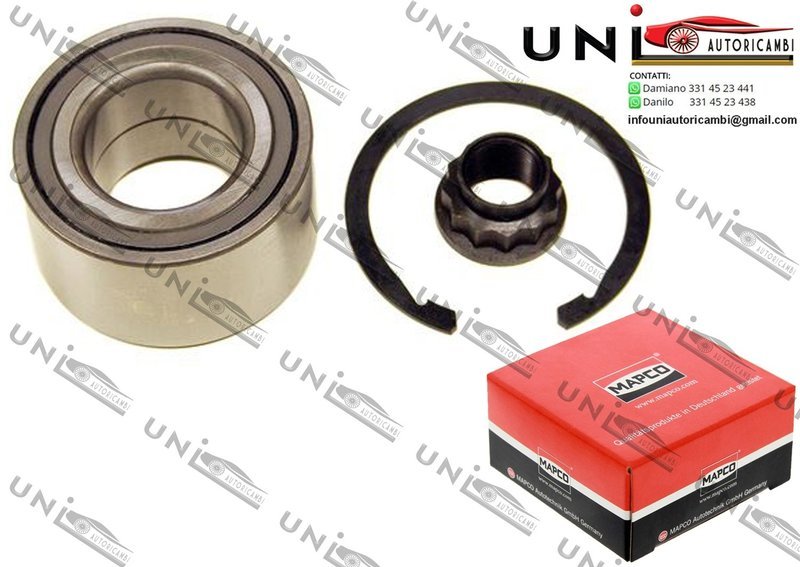 Kit Cuscinetto Ruota Assale Ant. / Post. Bilaterale / Lexus RX da 2000 / Toyota Avalon Tre volumi da 2001 / Toyota Avensis Verso da 2001 / Toyota MR 2 II da 1989 / Toyota Picnic da 1996